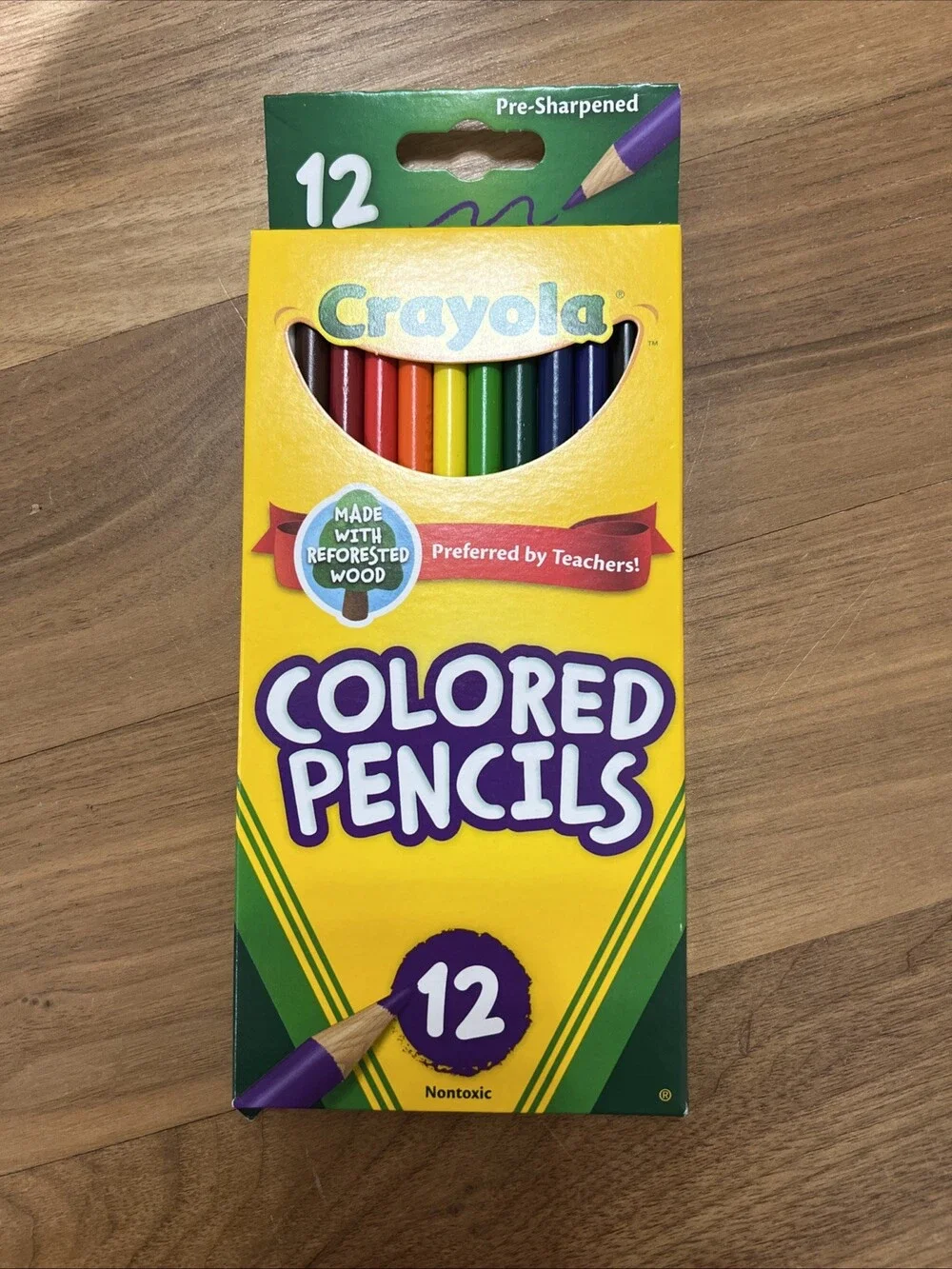 Crayola Colored Pencils 12 Count Box Multicolor 2 Packs Kids Art School Supply
